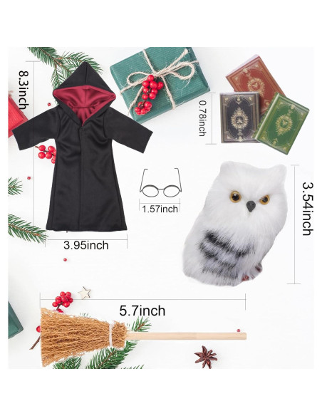 Accesorios de Mago para Muñeca de Elfo - Traje Navidad