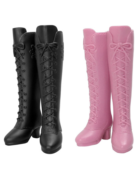 2 Pares de Botas para Muñeca BuleVina Moda Vaquera