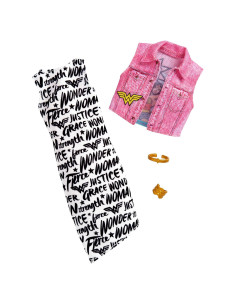 Conjunto Barbie Wonder Woman con Accesorios - Mattel