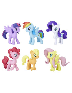 Set de Figuras Mi Pequeño Pony Mane 6 - Hasbro 6 Piezas 7.62 cm