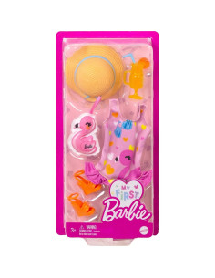 Barbie Mi Primer Ropa de Playa Mattel Conjunto 34 cm 2