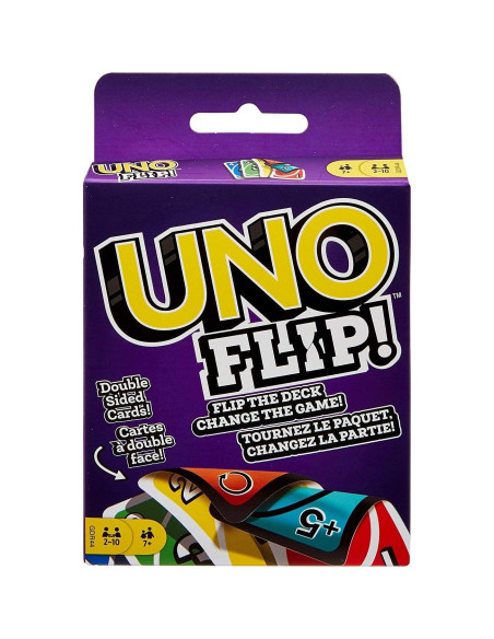 Juego de Cartas Mattel UNO y UNO Flip - Paquete Doble