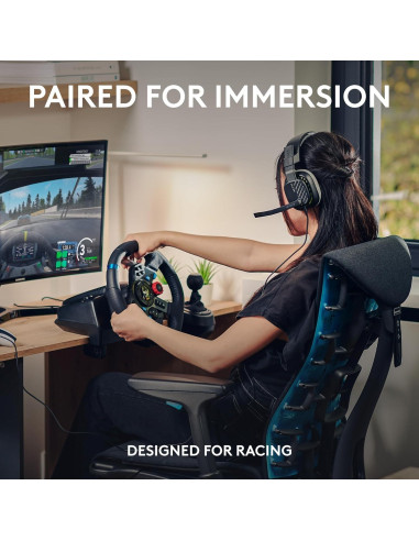 Volante de Carreras Logitech G29 con Pedales y Auriculares A10