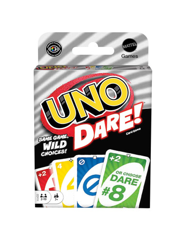 Juego de Cartas UNO Dare Mattel con Desafíos Divertidos