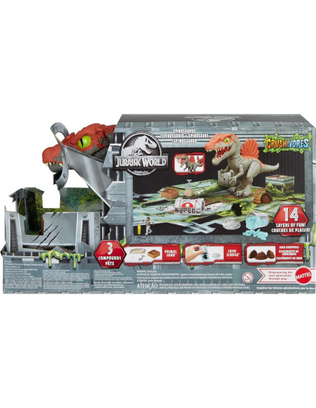 Figura Dinosaurio Spinosaurus Mattel Jurassic World 32.77 cm