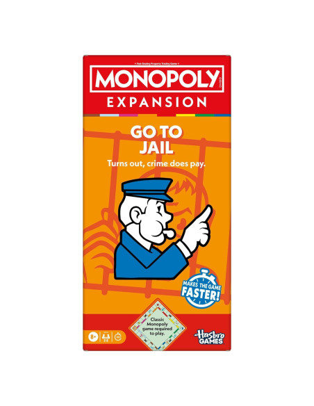 Monopoly Expansión Ve a la Cárcel | Hasbro | Juego Rápido 40 min Monopoly Expansión Ve a la Cárcel | Hasbro | Juego Rápido 40 min