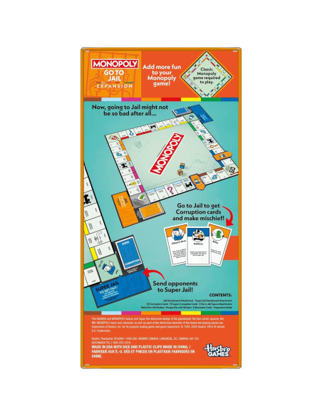Monopoly Expansión Ve a la Cárcel | Hasbro | Juego Rápido 40 min Monopoly Expansión Ve a la Cárcel | Hasbro | Juego Rápido 40 min