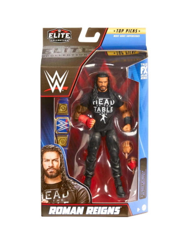 Figura de Acción Mattel WWE Elite Roman Reigns 15 cm