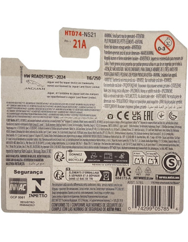 Hot Wheels Jaguar F-Type Project 7 1:64 - Mattel 2024