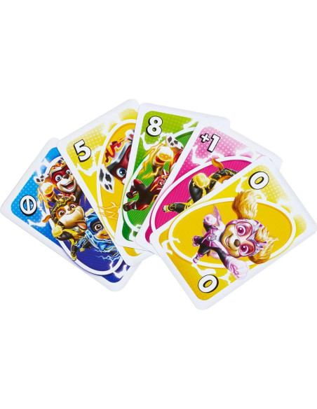 Juego de Cartas UNO Junior Mattel Patrulla Canina 3 Niveles