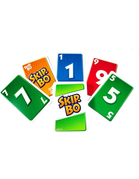 Juego de cartas Phase 10 y Skip-Bo Mattel para 2 a 7 jugadores