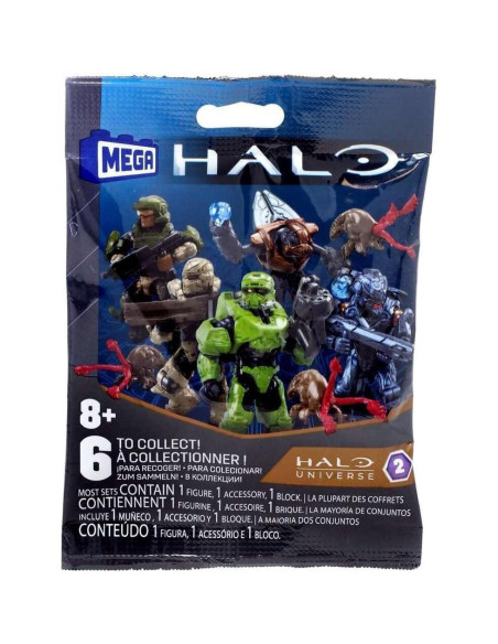Mega Construx Halo Universe Serie 2 Mini Figuras 6 Piezas