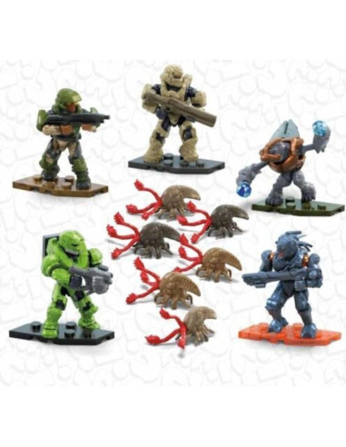 Mega Construx Halo Universe Serie 2 Mini Figuras 6 Piezas