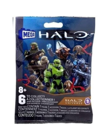 Mega Construx Halo Universe Serie 2 Mini Figuras 6 Piezas