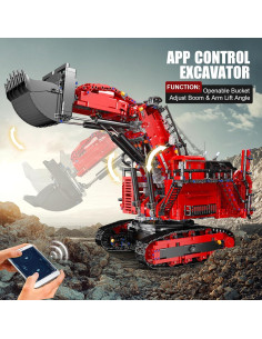 Mould King 17071 Bulldozer Control Remoto 4767 Piezas Juguete 2