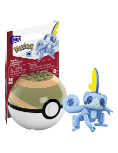 Mega Construx Pokémon Sobble Set de Construcción con Poké Ball