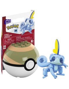 Mega Construx Pokémon Sobble Set de Construcción con Poké Ball 2