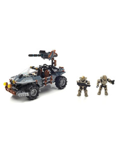 Mega Bloks Warthog UNSC Doble Modo con 2 Figuras