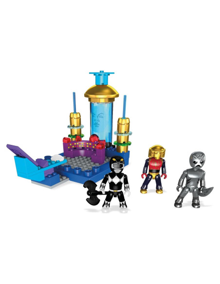 Mega Construx Centro de Mando Power Rangers con figuras