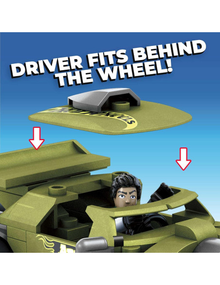 Juego de Construcción Hot Wheels Aristo Rat 93 Piezas