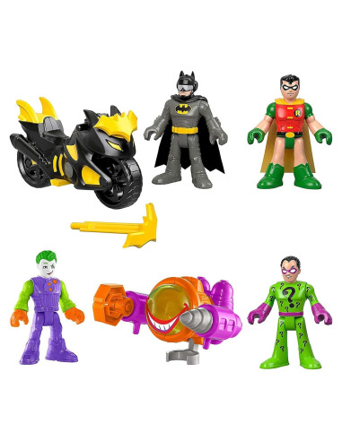 Set de Figuras DC Super Friends Fisher-Price Batman y Joker