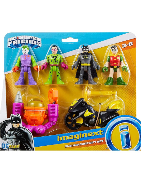 Set de Figuras DC Super Friends Fisher-Price Batman y Joker Set de Figuras DC Super Friends Fisher-Price Batman y Joker
