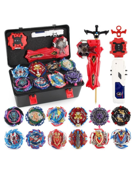 Conjunto Bey Battle Top Daoyehsy 12 Tops 3 Lanzadores