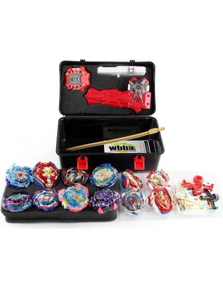 Conjunto Bey Battle Top Daoyehsy 12 Tops 3 Lanzadores