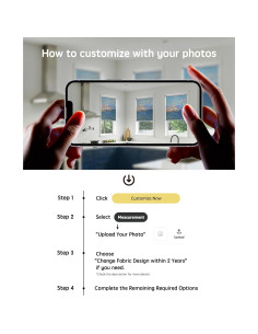 Persiana Enrollable Motorizada Yoolax Personalizada 152.4x152.4cm 2