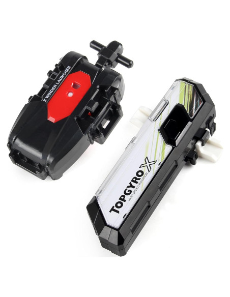 Lanzador Bey X Negro para Batallas de Juguete