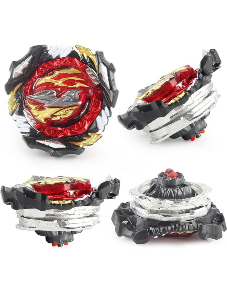 Trompo de Batalla EssTe B-197 con Lanzador y Pegatinas