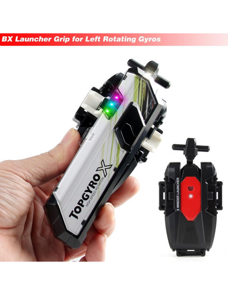 Lanzador Bey X Negro para Batallas de Juguete