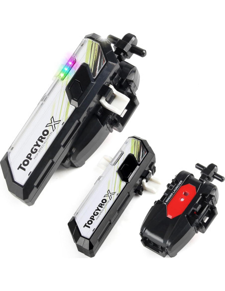 Lanzador Bey X Negro para Batallas de Juguete