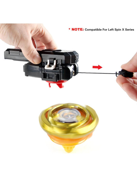 Lanzador Bey X Negro para Batallas de Juguete