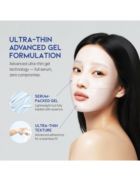 Mascarilla de Hidrogel Lifting OOTD - Colágeno y Ácido Hialurónico - 5pcs