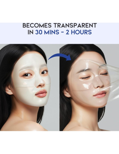 Mascarilla de Hidrogel Lifting OOTD - Colágeno y Ácido Hialurónico - 5pcs