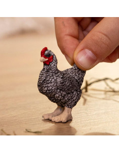 Figura de Pollo Plymouth Rock Schleich 10g para Niños 3+ 2