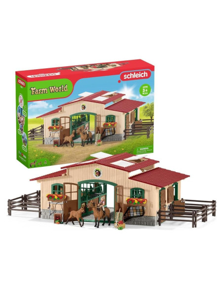 Juego de Granja Schleich - Centro de Equitación 96 Piezas