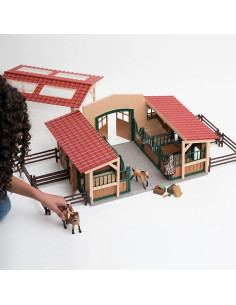 Juego de Granja Schleich - Centro de Equitación 96 Piezas 2