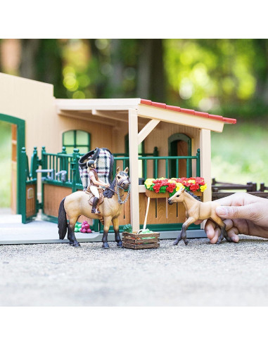 Juego de Granja Schleich - Centro de Equitación 96 Piezas