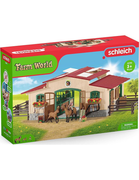 Juego de Granja Schleich - Centro de Equitación 96 Piezas