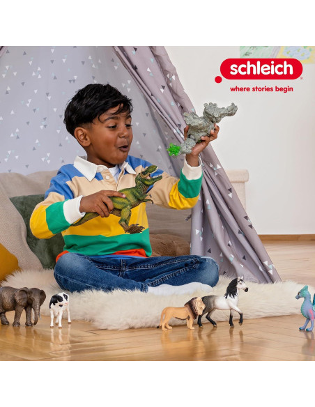 Juego de Establo Schleich 34 Piezas con Yegua y Potro