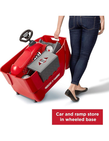 Coche de Paseo Radio Flyer Little Red Racer con Rampa 1.83m