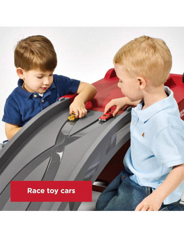 Coche de Paseo Radio Flyer Little Red Racer con Rampa 1.83m