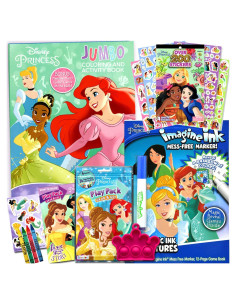 Set de Colorear Princesas Disney Bendon con Stickers y Juguete