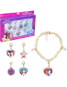 Set Pulsera Disney Princess LUV HER con 5 Encantos 3+ 2