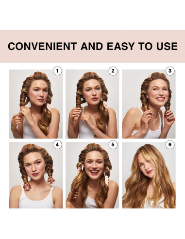 Rizador de Cabello Kitsch Sin Calor - Diadema Fiesta Princesa