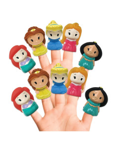 Juego de 10 Marionetas de Dedos Disney - Princesas Educativas