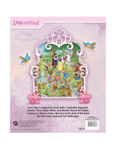 Disney Princess Cinderella, Tangled, Aladdin and More!- Look and Find Activity Book - PI Kids 2