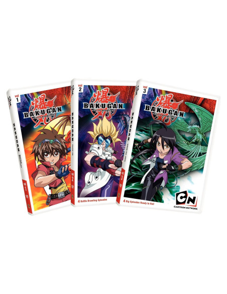 Bakugan Vols. 1-3 DVD Cartoon Network 4h 49m